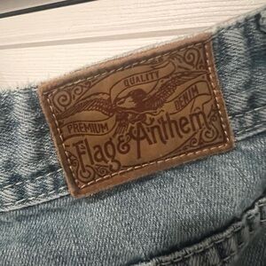 Flag & Anthem Men’s Straight leg Jeans light wash 36x34